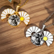 Gift For Wife, Gift For Girlfriend, Gift For Yourself, Gift For Women, Gift For Mother, Gift For Grandma, Love, Gift For Daughter - Custom Photo Frame For Women - Personalized Hidden Message Necklace