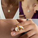 Gift For Wife, Gift For Girlfriend, Gift For Yourself, Gift For Women, Gift For Mother, Gift For Grandma, Love, Gift For Daughter - Custom Photo Frame For Women - Personalized Hidden Message Necklace