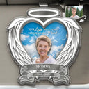 Memorial, Sad, Custom Photo - Custom Photo Memorial Your Light Will Always Shine In My Heart - Personalized Custom Shaped Acrylic Car Visor Clip