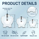 Memorial, Sad, Custom Photo - Custom Photo Memorial Your Light Will Always Shine In My Heart - Personalized Custom Shaped Acrylic Car Visor Clip