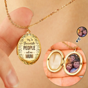 Gift For Women,Gift For Yourself,Gift For Mother,Love - Custom Photo My Favourite People Call Me Mum - Personalised Locket Necklace