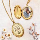 Gift For Women,Gift For Yourself,Gift For Mother,Love - Custom Photo My Favourite People Call Me Mum - Personalised Locket Necklace