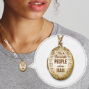 Gift For Women,Gift For Yourself,Gift For Mother,Love - Custom Photo My Favourite People Call Me Mum - Personalised Locket Necklace