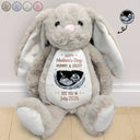 New baby,New Mom,Happy - Custom Photo See You In 2026 Baby Expecting - Personalized Soft Toy Bunny