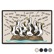 Gift For Grandpa,Gift For Father,Dad - Children,Grandpa - Grandkids,Mom - Children,Gift For Mother,Teacher,Non-Eng,Icon,Humorous - Funny Screaming Seagull - Personalized Doormat
