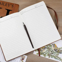 Gift For Yourself,Gift For Wife,Gift For Girlfriend,Gift For Women,Gift For Aunt,Gift For Mother,Gift For Grandma,Gift For Daughter,Gift For Sibling,Gift For Sisters,Gift For Bestie,Gifts For Colleagues - Custom Birth Month Flower Bouquet With Name Start Each Day - Personalized Leather Journal