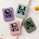 Gift For Yourself,Reading - Custom Name Vintage Monogram - Personalized Leather Magnetic Bookmark