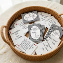 Romantic,Gift For Couples,Wedding,Icon,Custom Text - Custom Name Wedding Minimal Stripes Guest Book - Personalized Playing Cards