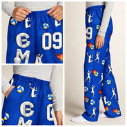 Baseball,Playful,Christmas,Gift For Kids,Icon - Custom Name With Sport Alphabet - Personalized Sweatpants