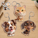 Adorable,Art Design,Pet Lovers,Photo - 3D Chibi Adorable Pet - Custom Photo 3D Chibi Pet Dog Cat Adorable - Personalized Acrylic Keychain