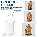 Happy,Christmas,Gift For Couples,Married ,Gift For Grandparents,Parents,Family - Custom Photo 3D Effect Figure Art Happy Family - Personalized Custom Shaped Acrylic Ornament