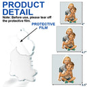 Happy,Christmas,Family,Gift For Kids,Gift For Grandkids,Gift For Grandparents,Parents - Custom Photo 3D Effect Figure Art Kid - Personalized Custom Shaped Acrylic Ornament