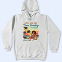 Custom Photo 3D Summer Concept Just A Girl Who Loves Beaches - Personalized T Shirt