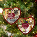 Pet Lovers,Pet Mom,Pet Dad,Pet Couple,Dog Lovers,Dog Mom,Dog Dad,Dog Couple,Cat Lovers,Cat Mom,Cat Dad,Cat Couple,Christmas,Happy - Custom Photo A House Is Not A Home Without Pawprints - Personalized Custom Shaped Wooden Ornament