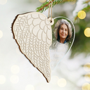 Memorial,Pet Lovers,Pet Mom,Pet Dad,Pet Couple,Dog Lovers,Dog Mom,Dog Dad,Dog Couple,Cat Lovers,Cat Mom,Cat Dad,Cat Couple,Sad,Christmas - Custom Photo A Piece Of My Heart - Personalized 2-Layered Mix Ornament