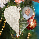 Memorial,Pet Lovers,Pet Mom,Pet Dad,Pet Couple,Dog Lovers,Dog Mom,Dog Dad,Dog Couple,Cat Lovers,Cat Mom,Cat Dad,Cat Couple,Sad,Christmas - Custom Photo A Piece Of My Heart - Personalized 2-Layered Mix Ornament