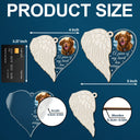 Memorial,Pet Lovers,Pet Mom,Pet Dad,Pet Couple,Dog Lovers,Dog Mom,Dog Dad,Dog Couple,Cat Lovers,Cat Mom,Cat Dad,Cat Couple,Sad,Christmas - Custom Photo A Piece Of My Heart - Personalized 2-Layered Mix Ornament