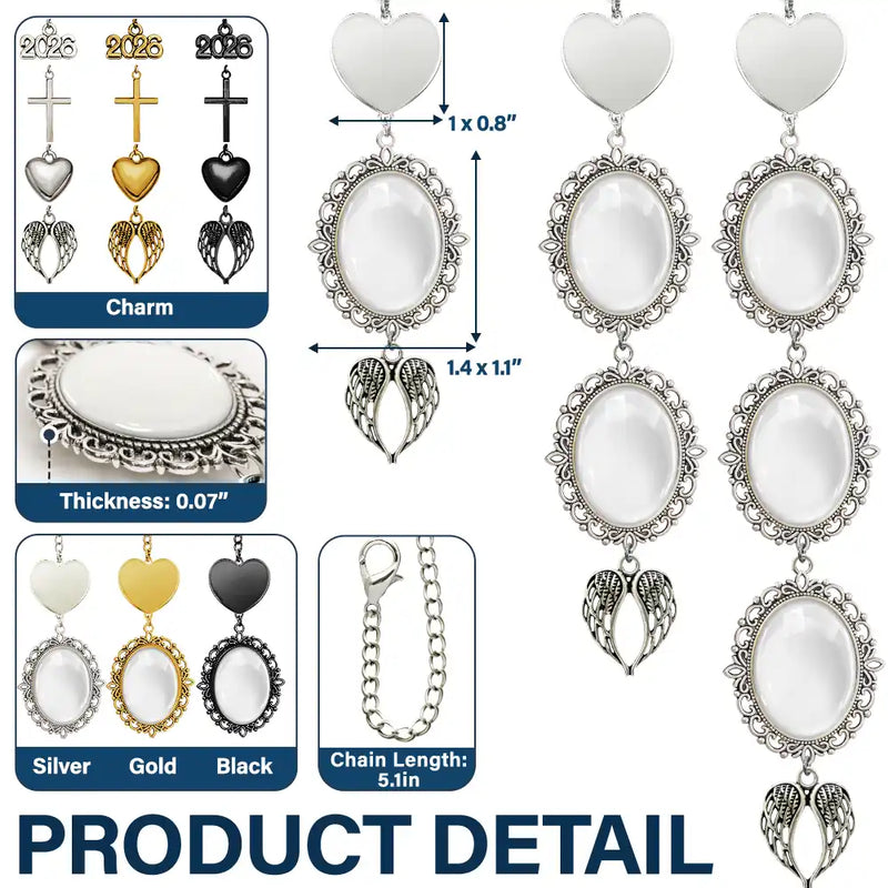 Graduation,Gift For Daughter,Dad - Daughters (Adult),Mom - Daughters (Adult),Happy,Dad - Sons,Gift For Son,Mom - Sons - Custom Photo A Sweet Ending To A New Beginning - Personalized Graduation Tassel Charm