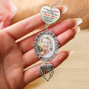 Graduation,Gift For Yourself,Custom Photo,Memorial,Sad - Custom Photo Across The Stage Know I'm Right There - Personalized Graduation Tassel Charm
