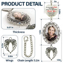 Graduation,Gift For Yourself,Custom Photo,Memorial,Sad - Custom Photo Across The Stage Know I'm Right There - Personalized Graduation Tassel Charm
