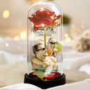 Gift For Husband, Gift For Boyfriend, Love, Gift For Couples, Gift For Wife, Gift For Girlfriend, Custom Photo - Custom Photo All Of Me Loves All Of You - Personalized Everlasting Rose Dome Lamp