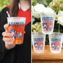 Independence Day,Family,America 250th,Photo,Proud - Custom Photo America 250th Anniversary Proud Family - Personalized Frosted Cups