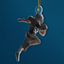 Gift For Yourself,Gift For Women,Gift For Men,Happy,Christmas,Custom Photo,Football - Custom Photo American Football Players - Personalized Acrylic Photo Ornament