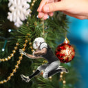 Gift For Yourself,Gift For Women,Gift For Men,Happy,Christmas,Custom Photo,Football - Custom Photo American Football Players - Personalized Acrylic Photo Ornament