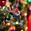 Gift For Yourself,Gift For Women,Gift For Men,Happy,Christmas,Custom Photo,Football - Custom Photo American Football Players - Personalized Acrylic Photo Ornament