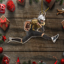 Gift For Yourself,Gift For Women,Gift For Men,Happy,Christmas,Custom Photo,Football - Custom Photo American Football Players - Personalized Acrylic Photo Ornament