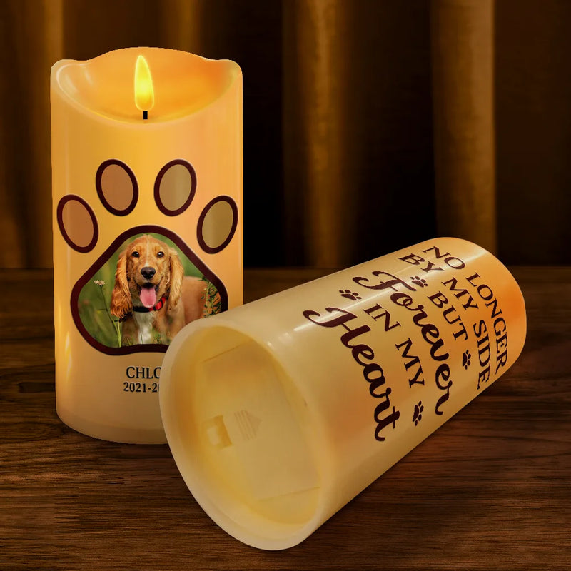 Dog Lovers,Dog Mom,Dog Dad,Gift For Women,Gift For Men,Memorial,Sad,Christmas - Custom Photo Angels Don’t Always Have Wings - Personalized Flameless LED Candle