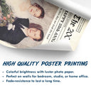 Wedding Anniversary,Gift For Couples,Gift For Husband,Gift For Wife,Happy - Custom Photo Anniversary Poster For Couple - Personalized Poster