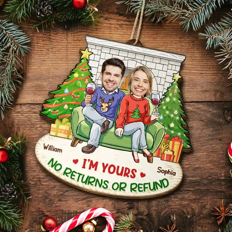 Custom Photo Annoying Each Other Christmas Couple Personalized