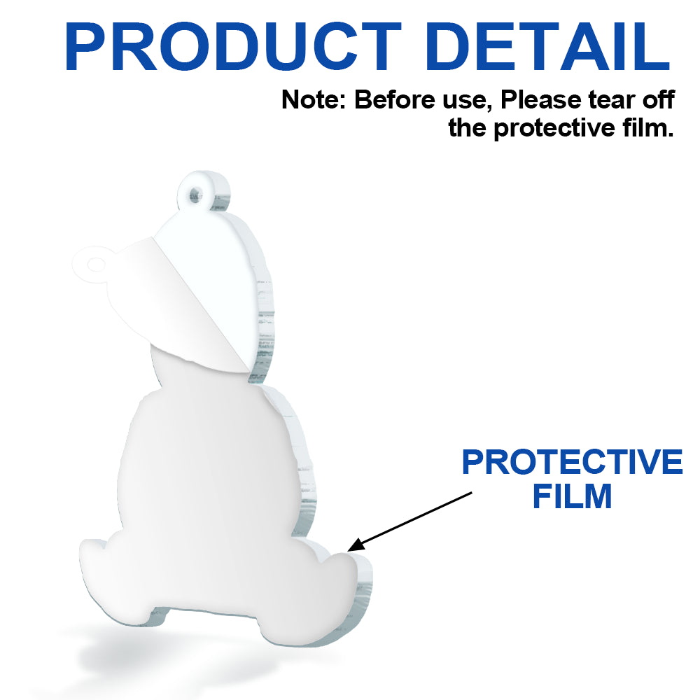 Christmas,Custom Photo,New baby,Family,Happy - Custom Photo Baby Newborn In Elf Costume - Personalized Custom Shaped Acrylic Ornament