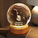 Love,Custom Photo,New baby,New Dad,New Mom - Custom Photo Baby Ultrasound - Personalized Crystal Globe Lamp