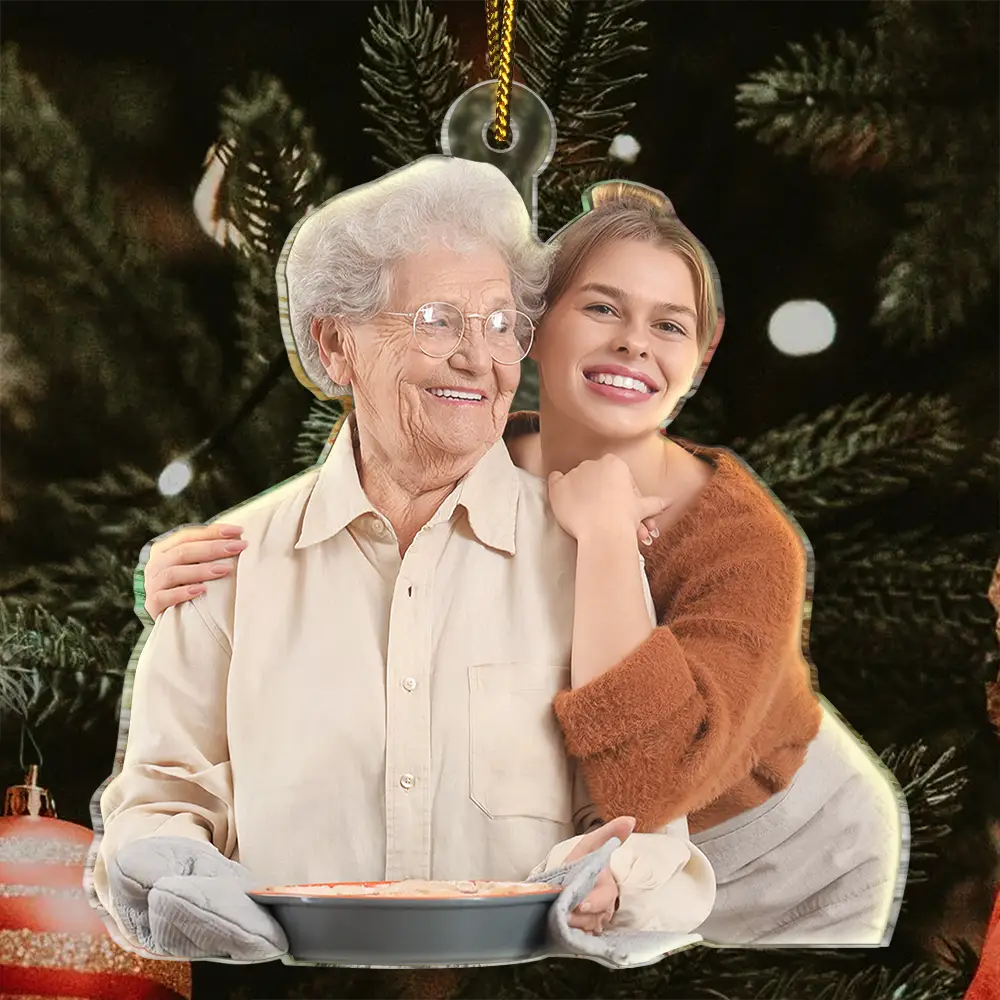 Gift For Yourself,Gift For Women,Gift For Men,Happy,Christmas,Custom Photo,Baking ,Cooking,Photo Hobby Ornament - Custom Photo Baking Lovers - Personalized Acrylic Photo Ornament