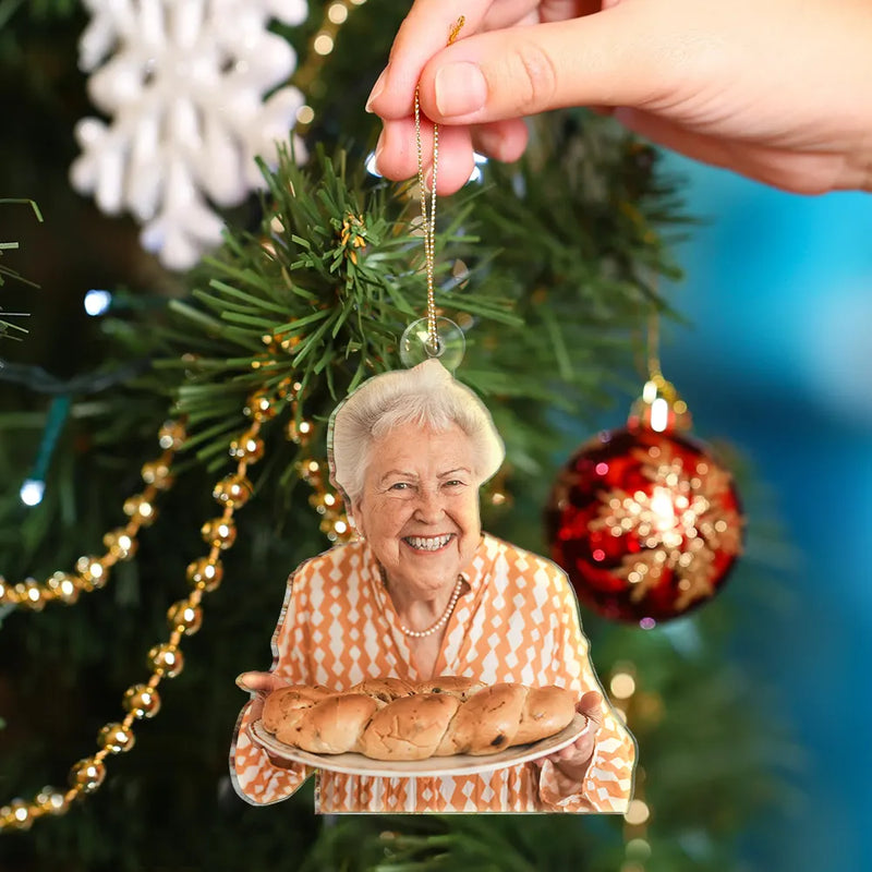 Gift For Yourself,Gift For Women,Gift For Men,Happy,Christmas,Custom Photo,Baking ,Cooking,Photo Hobby Ornament - Custom Photo Baking Lovers - Personalized Acrylic Photo Ornament