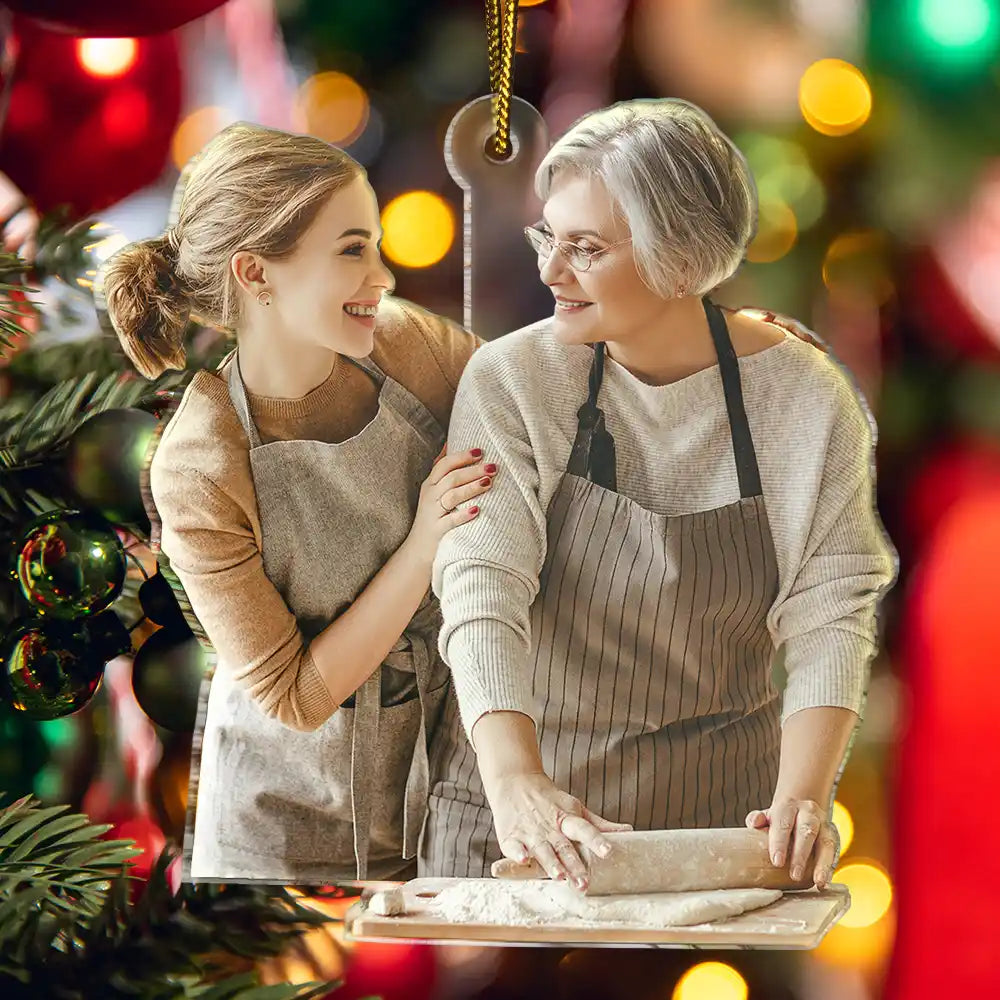 Gift For Yourself,Gift For Women,Gift For Men,Happy,Christmas,Custom Photo,Baking ,Cooking,Photo Hobby Ornament - Custom Photo Baking Lovers - Personalized Acrylic Photo Ornament