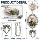 Graduation,Gift For Yourself,Custom Photo,Memorial,Sad - Custom Photo Behind You All Memories - Personalized Graduation Tassel Charm