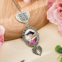 Graduation,Gift For Daughter,Dad - Daughters (Adult),Mom - Daughters (Adult),Happy,Dad - Sons,Gift For Son,Mom - Sons - Custom Photo Behind You All Your Memories - Personalized Graduation Tassel Charm