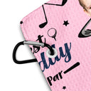 Happy, Sport Dad, Golf, Gift For Father, Gift For Men, Gift For Grandpa, Gift For Husband - Custom Photo Best Dad By Par - Personalized Golf Towel