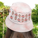 Gift For Men,Dad - Children,Happy - Custom Photo Best Dad Ever - Personalized Bucket Hat