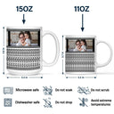 Custom Photo,Gift For Father - Custom Photo Best Dad Ever Hidden Message - Personalized Mug