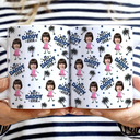 Gift For Father, Gift For Grandpa, Custom Photo, Happy - Custom Photo Best Dad Grandpa Ever - 3D Inflated Effect Printed, Personalized White Edge-to-Edge Mug