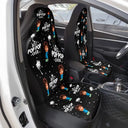Gift For Father,Gift For Grandpa,Funny - Custom Photo Best Dad Grandpa Ever - Personalized Car Seat Cover