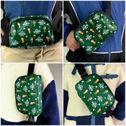 Gift For Father, Gift For Grandpa, Custom Photo, Happy - Custom Photo Best Dad Grandpa Ever - Personalized Crossbody Belt Bag