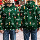 Gift For Father, Gift For Grandpa, Funny - Custom Photo Best Dad Grandpa Ever Pine Tree - Personalized Pullover Hoodie