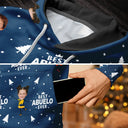 Gift For Father, Gift For Grandpa, Funny - Custom Photo Best Dad Grandpa Ever Pine Tree - Personalized Pullover Hoodie