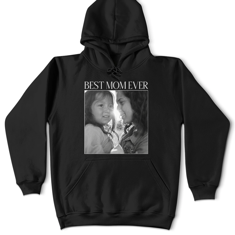 Gift For Father,Gift For Mother,Custom Photo,Love - Custom Photo Best Dad Mom Ever Vintage - Personalized T Shirt