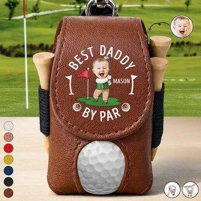 Leather Golf Ball Holder